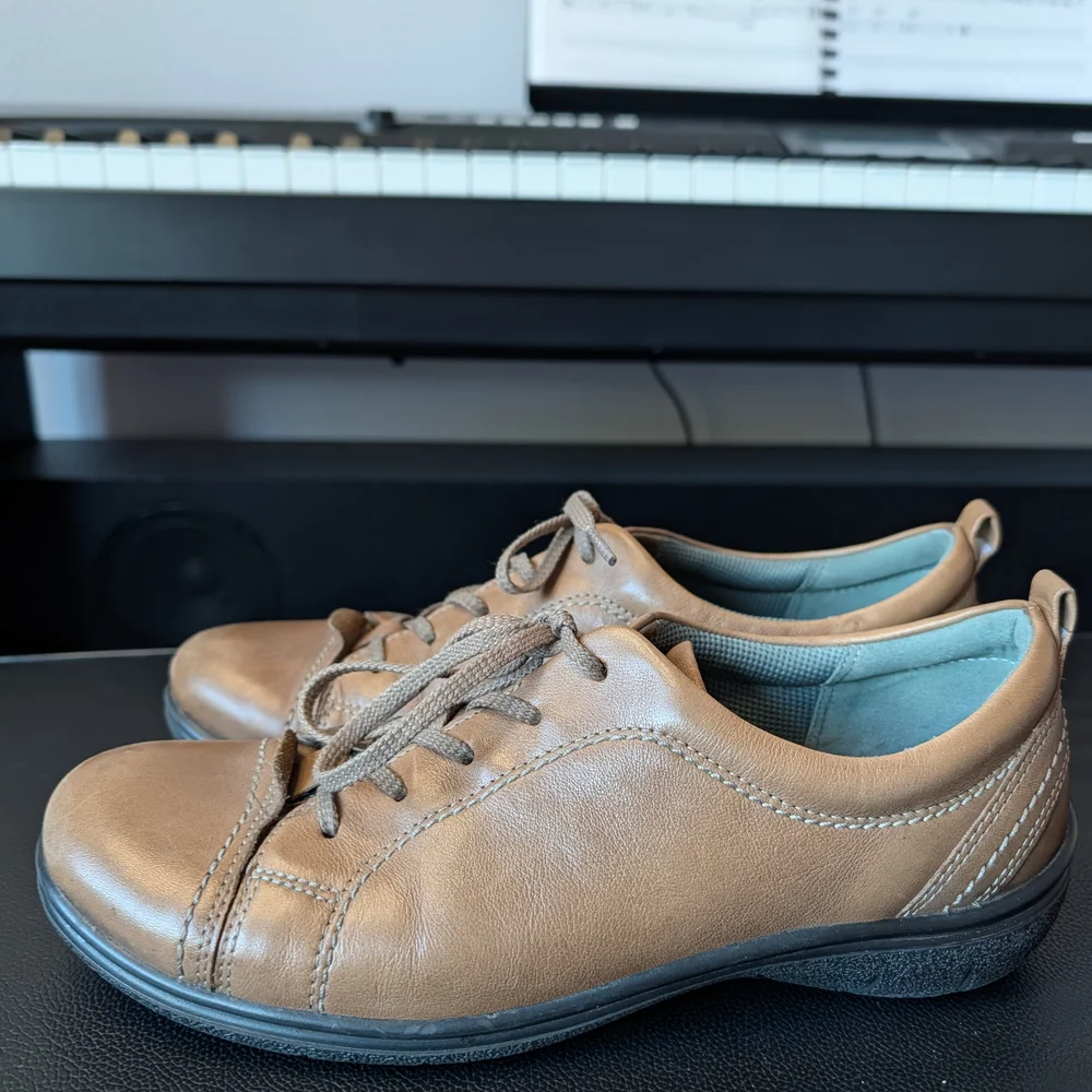 Ecco Leather Lace Up Oxford Derby‎ Shoes EU 40 (US 9 / 9.5)